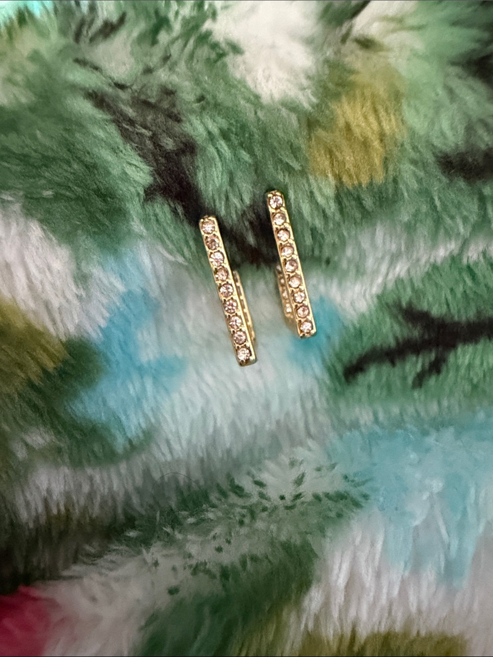 Belk Silverworks Crystal Bar Stud Earrings - Women's Jewelry